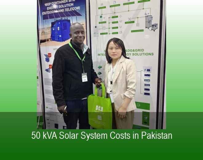 50 kVA Solar System Costs in Pakistan